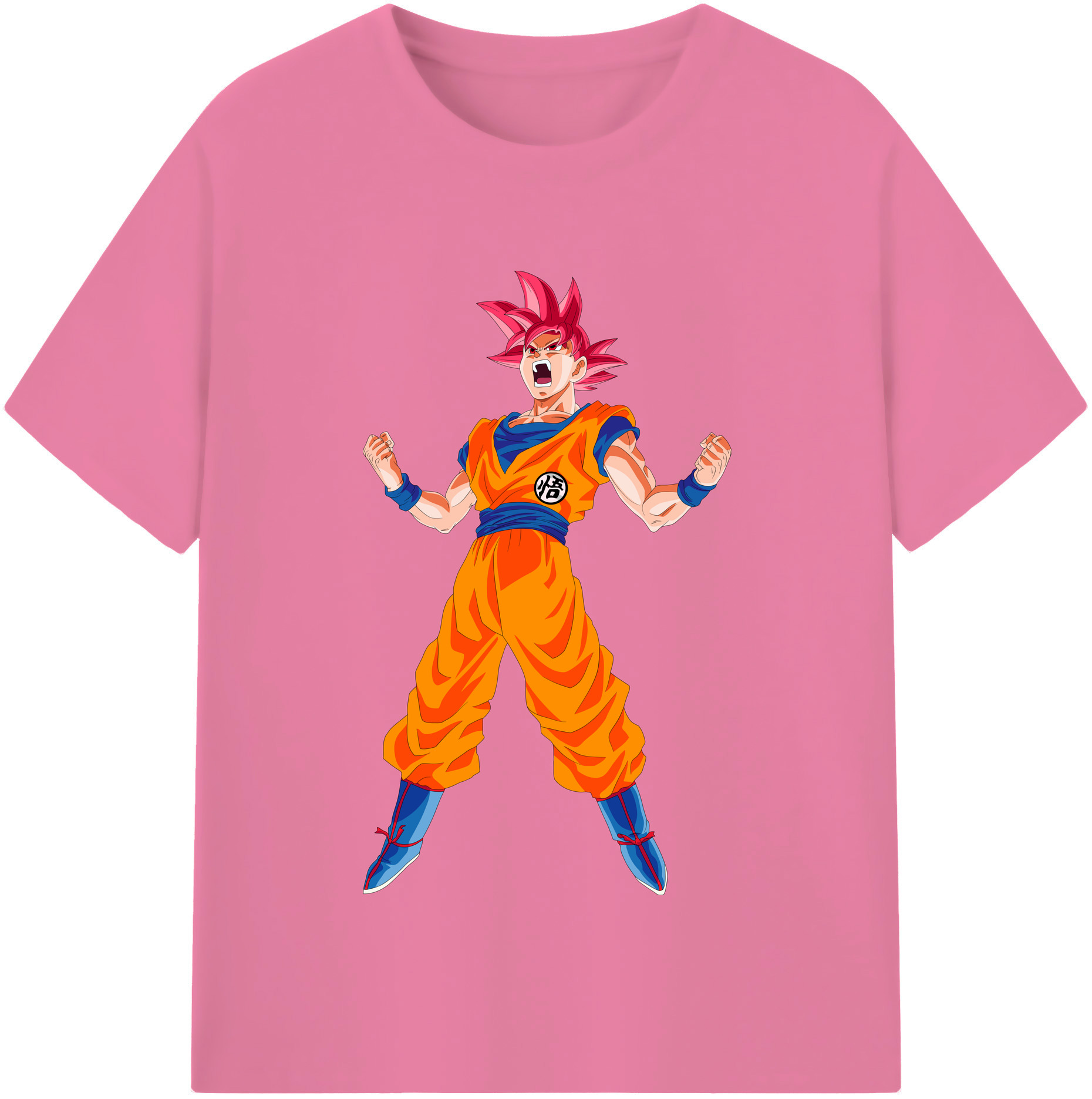 （画像用） ドラゴンボール 孫悟空（そん ごくう）Son Goku カカロット DRAGON BALL Kakarotto 綿100％半袖Tシャツ（フロントプリント）